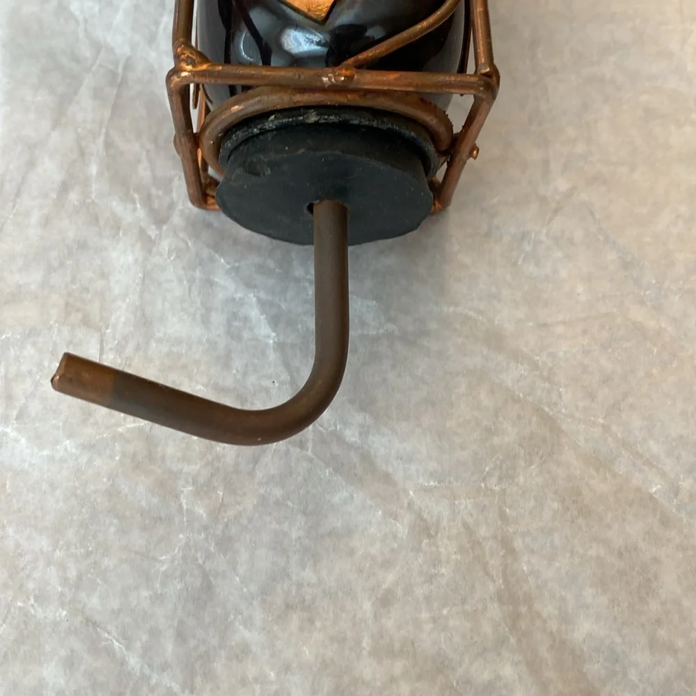 Copper Hummingbird Feeder